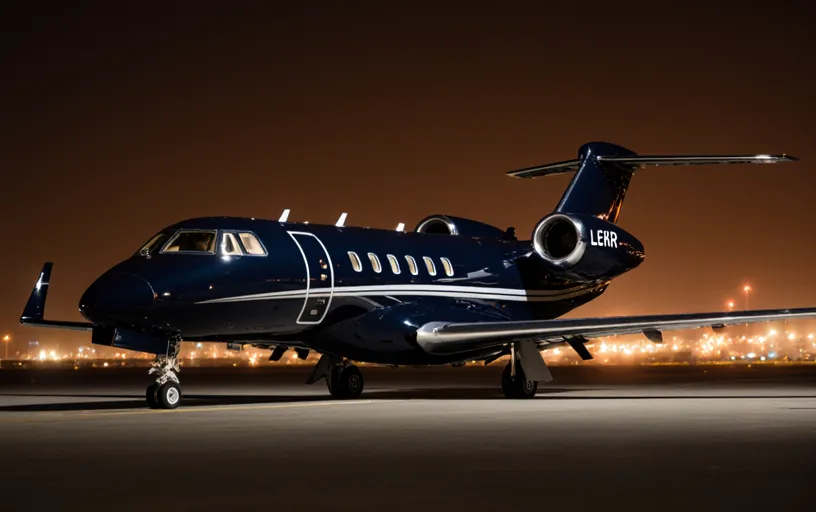 LEAR 60XR, NIGHT