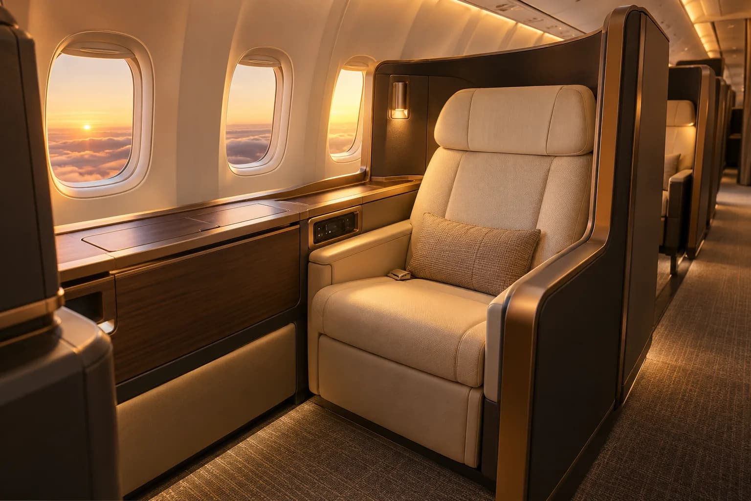 Commercial first class suite